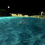 Swim practice at Midnight
