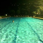 Swim practice at Midnight